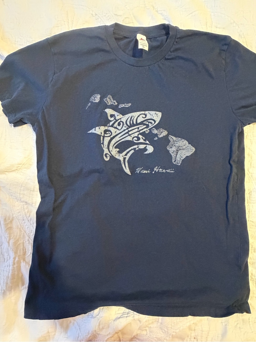 2 for$5✨Kid’s Maui Hawaii Navy Graphic T-Shirt, Size Youth XL